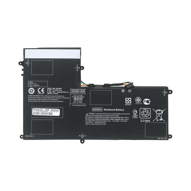 (image for) HP AO02XL Battery Replacement For ElitePad 1000 G2 728558-005 HSTNN-LB5O