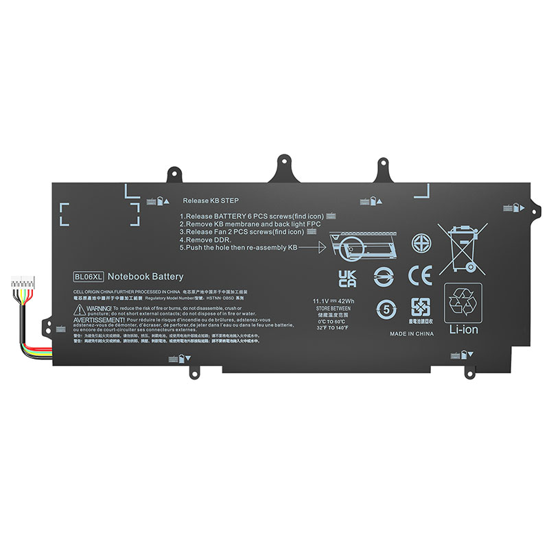 (image for) Replacement 722297-001 Battery For HP EliteBook Folio 1040 G0 722236-1C1 722236-171
