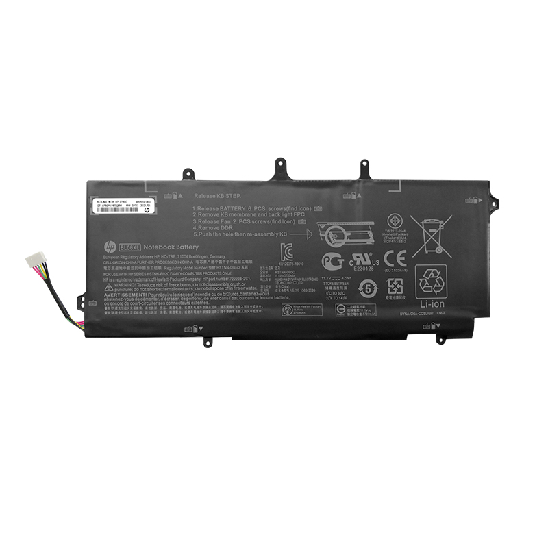 (image for) Replacement HP BL06XL Battery 722297-001 HSTNN-DB5D HSTNN-IB5D Fit EliteBook Folio 1040