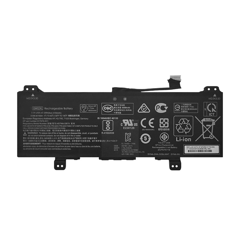 (image for) Replacement HP GM02XL Battery HSTNN-DB7X Fit HP Chromebook 14 G5