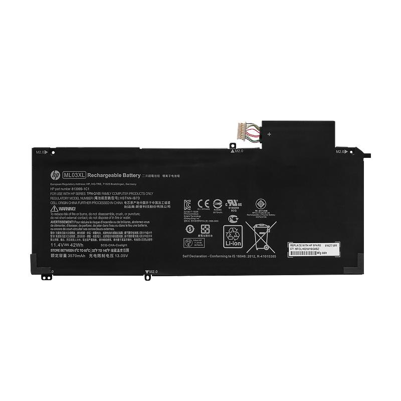 (image for) Replacement HP ML03XL Battery 814060-850 814277-005 HSTNN-IB7D 813999-1C1 ML03042XL TPN-Q165