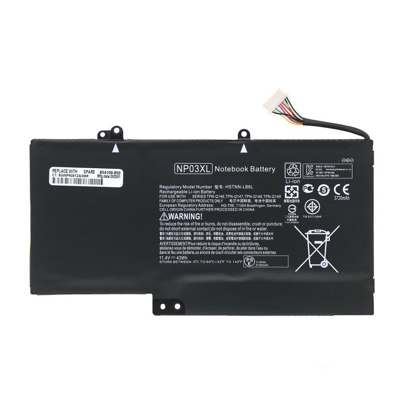 (image for) Replacement HP Pavilion 13-A001NF 13-A051NR 13-A108NF 13-A205NE 13-B105TU 13-B210TU Battery