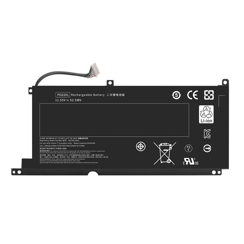 (image for) Replacement HP Pavilion 15-DK0060UR 15-DK0061UR 15-DK0064NO 15-DK0064UR 15-DK0067CL Battery