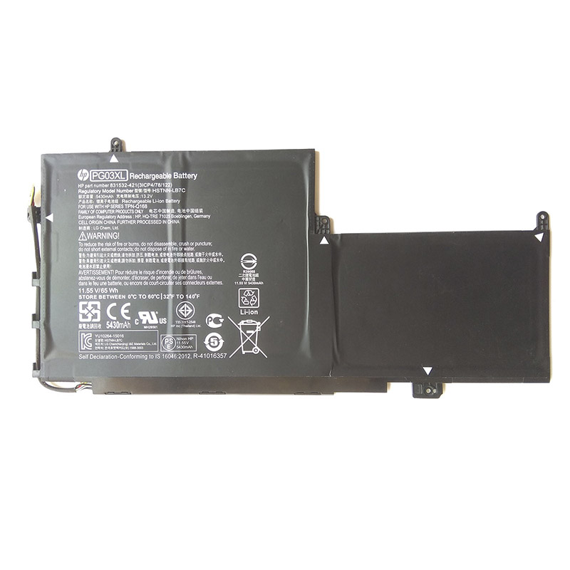 (image for) Replacement HP 831758-005 Battery PG03064XL HSTNN-LB7C TPN-Q168 For HP Spectre 15-AP X360