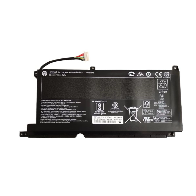 (image for) HP PG03XL Battery Replacement For Pavilion 15-DK Series L48495-005 HSTNN-DB9G HSTNN-OB1I