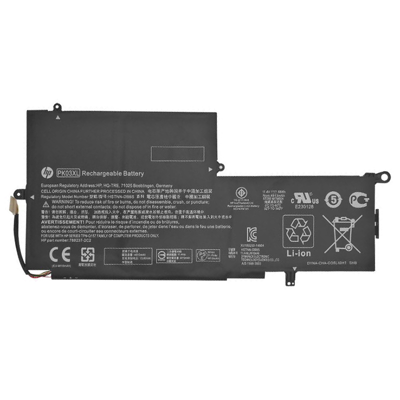 (image for) Replacement HP PK03XL Battery 789116-005 TPN-Q157 HSTNN-DB6S 788237-2C1 Fit Spectre X360 13