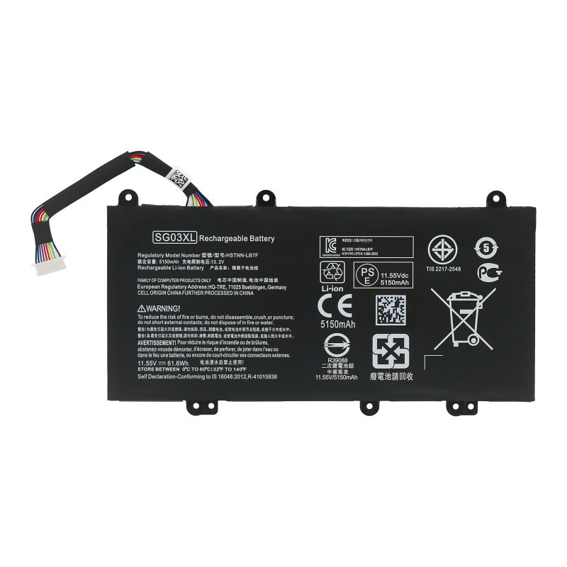 (image for) SG03XL 849315-850 Battery Replacement For HP Envy 17-U220NR 17-U273CL 17-U275CL