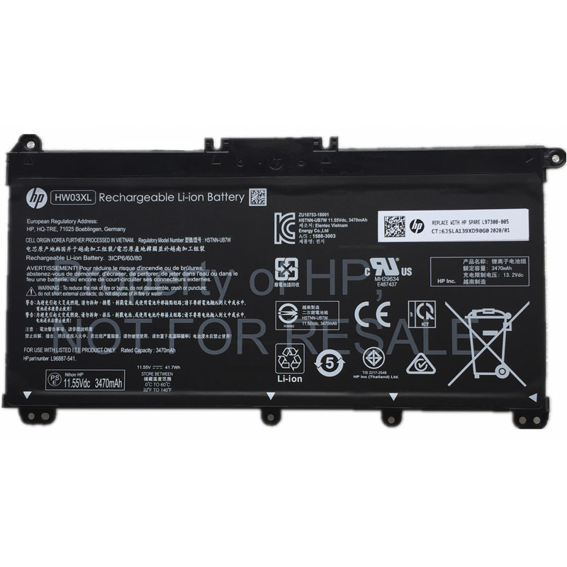 HP L96887-421 Battery