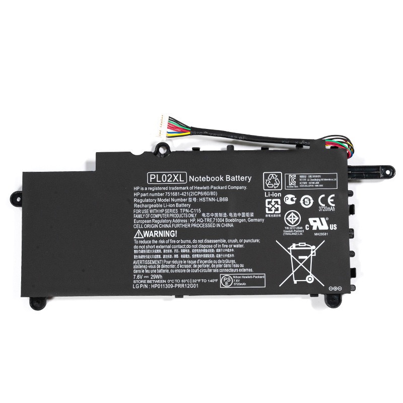 HP PL02XL Battery