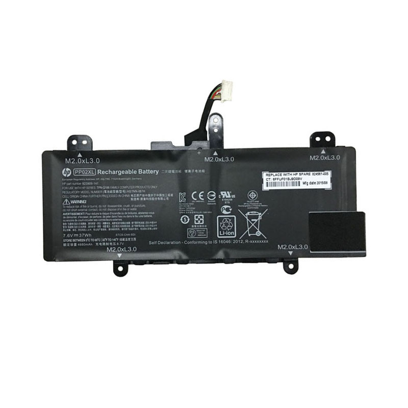 (image for) HP PP02XL Battery Replacement 824561-005 HSTNN-IB7H TNP-Q166 823909-141
